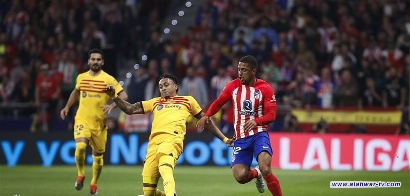 برشلونة يسحق أتليتيكو مدريد ويصعد الى وصافة الليغا